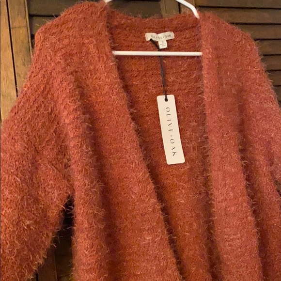 Olive Oak Cardigan Sweater 